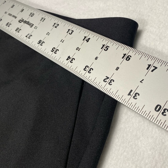 Banana Republic Sculpted Stretch Black Dressy Culottes Pants Size 10 #1170 - Picture 11 of 13
